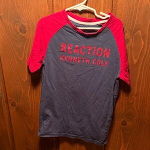 Kenneth Cole Reaction Red and Blue Tee
